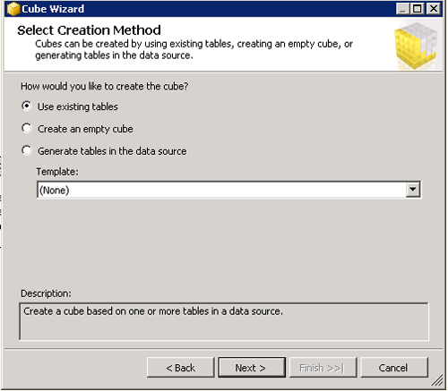 BLRF » Create OLAP cube for SQL Server 2005 Analysis Services